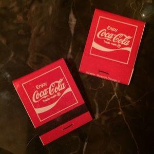 Vintage Coca Cola matches